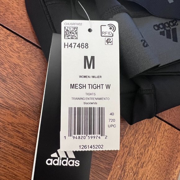 Adidas Mesh Training Tights - Picture 2 of 5